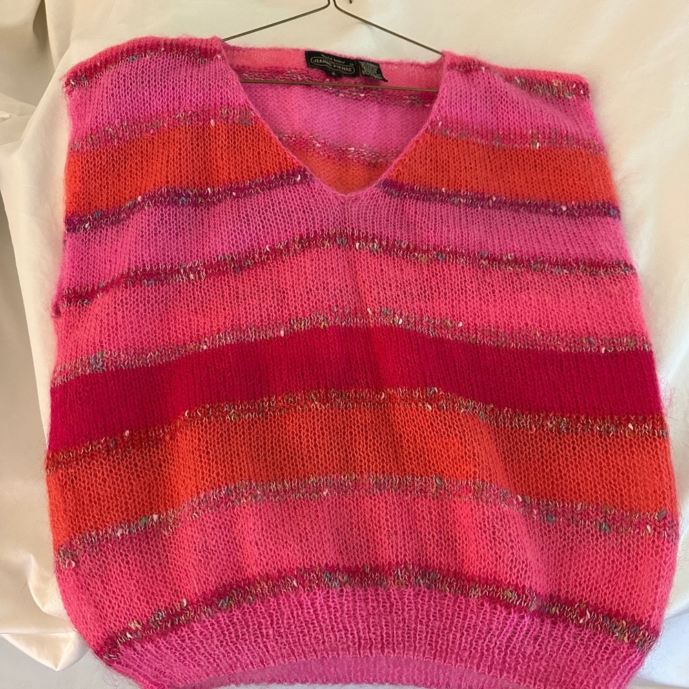 Striped sweater vest